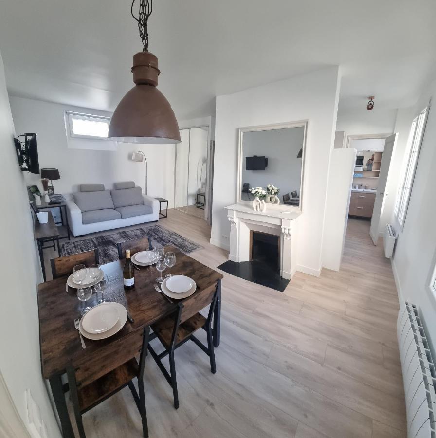 Appartement Luxueux Dans Maison Bourgeoise Parisienne Levallois-Perret Esterno foto